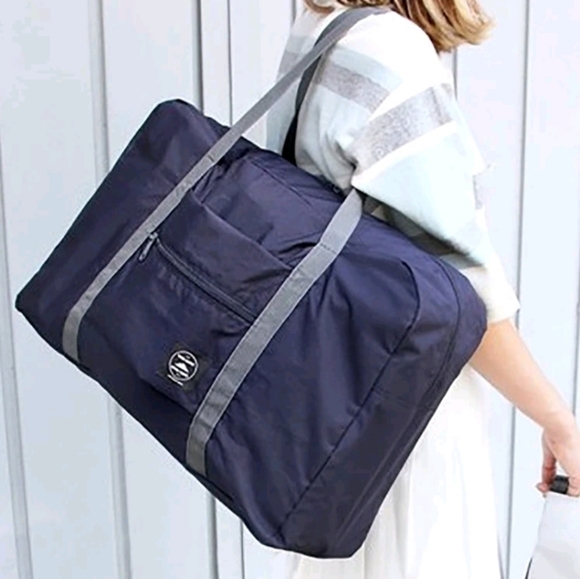 Handbags - NEW Blue Foldable Travel Bag